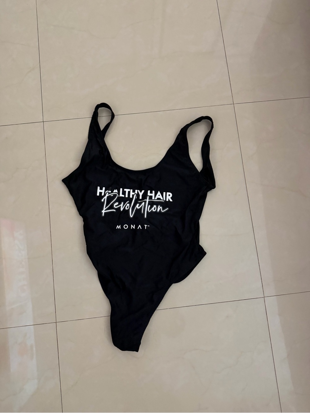 MONAT Black One-Piece Swimsuit - Healthy Hair Revolution
